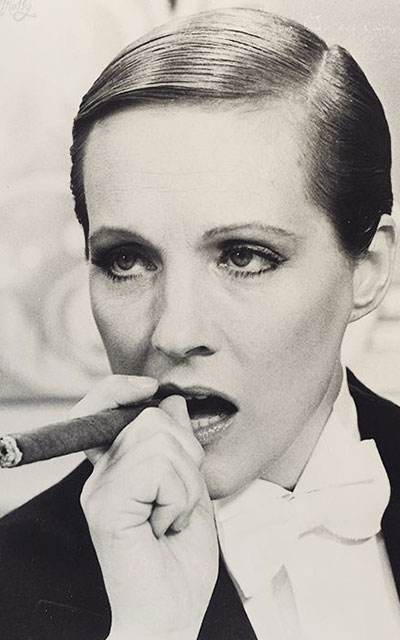 Julie Andrews & Cigar