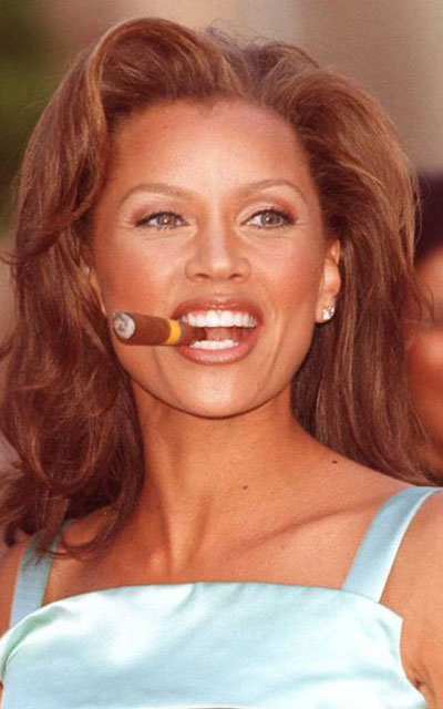 Vanessa Williams and cigar